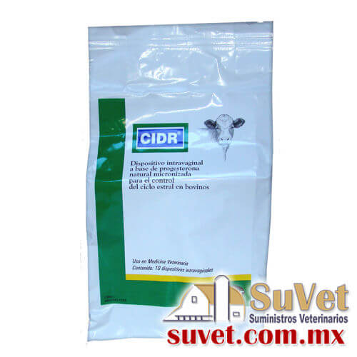 CIDR bovinos Medicamento Controlado caja con 10 piezas - SUVET
