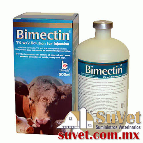 BIMECTIN inyectable frasco de 500 ml - SUVET