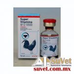 SUPER VITAMINA B12 5500 Gallos frasco de 30 ml - SUVET