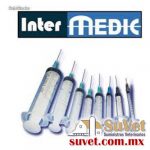 Jeringa Desechable Estéril con Luer Lock para Uso Veterinario de 3 ml con aguja 22G x 1 1/4. Aguja negra. caja con 100 piezas de 3 ml - SUVET