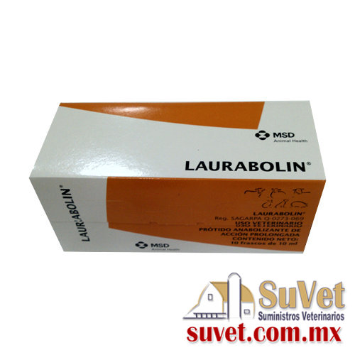 LAURABOLIN 20 mg caja con 10 frascos de 10 ml - SUVET