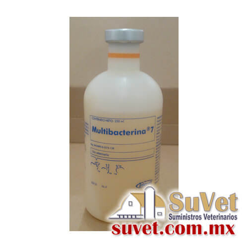 MULTIBACTERINA 7 - 50 dosis frasco de 250 ml - SUVET