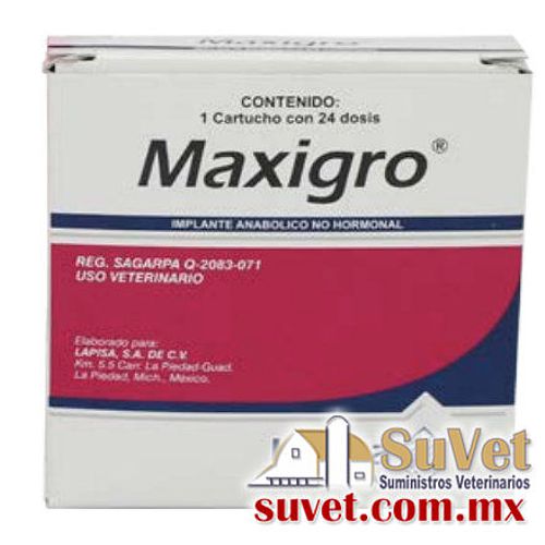 MAXIGRO caja con 10 cartuchos de 24 dosis - SUVET