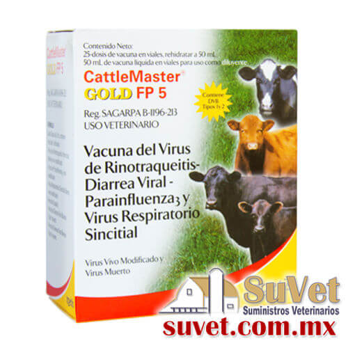 CATTLE MASTER GOLD FP 5 frasco de 10 ds - SUVET
