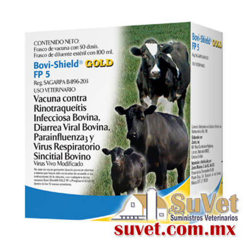 BOVI-SHIELD GOLD 5 FP frasco de 50 ds - SUVET