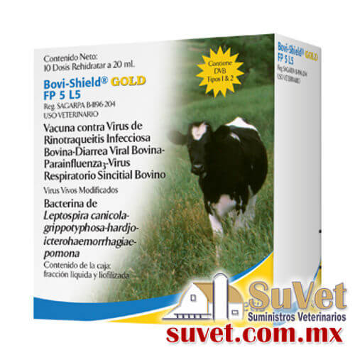 BOVI-SHIELD GOLD 5 FP+L5 frasco de 50 ds - SUVET