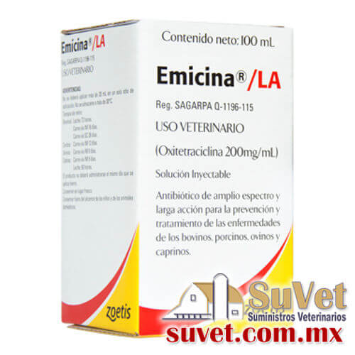 EMICINA L.A. frasco de 100 ml - SUVET