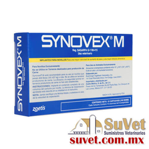 SYNOVEX M Agotado caja con 100 implantes - SUVET