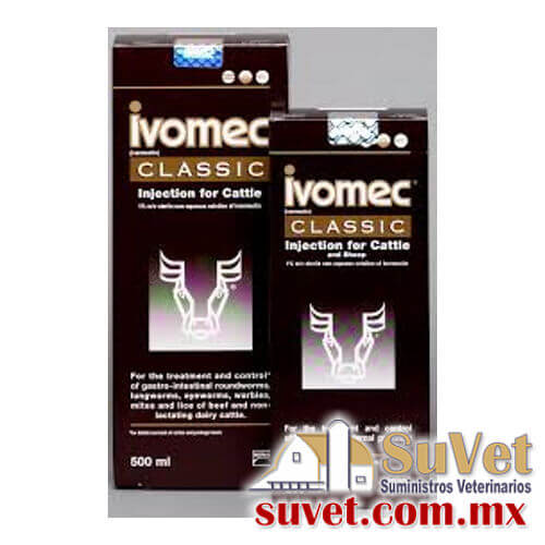 IVOMEC 1% inyectable frasco de 500 ml - SUVET