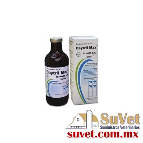 Baytril Max LA frasco de 250 ml - SUVET