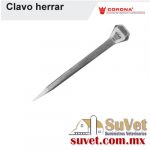 Clavo Herrar Corona No. 6 Caja de 250 pz - SUVET