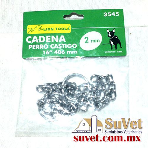 Cadena de Castigo 2mm pieza de 40.6 cm - SUVET