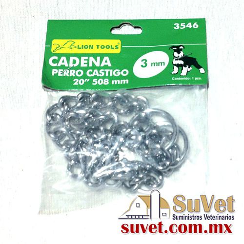 Cadena de Castigo 3mm pieza de 50.8 cm - SUVET