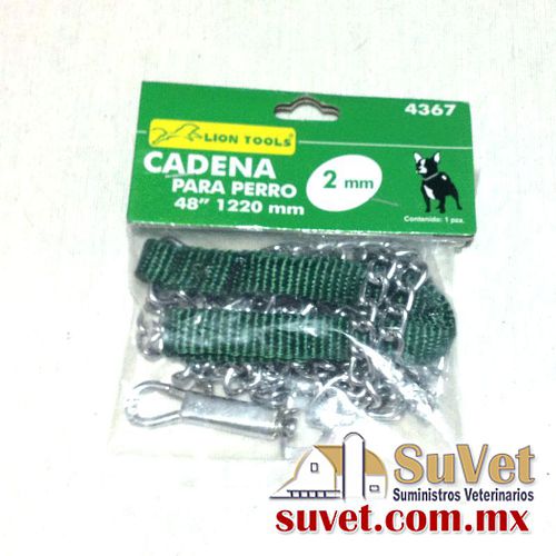 Cadena para Perro 48" 2mm pieza de 122 cm - SUVET