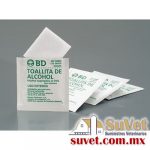 BD Toallitas de Alcohol caja de 100 pz - SUVET
