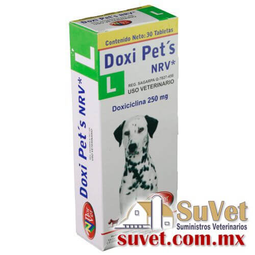 DOXI-PET’S NRV 250 mg caja de 30 tabletas - SUVET