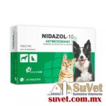 Nidazol 10 caja de 30 tabletas - SUVET