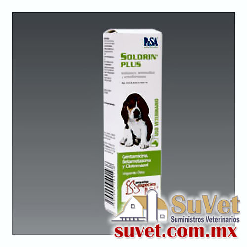 Soldrin Plus Ungüento Ótico tubo de 15 gr - SUVET