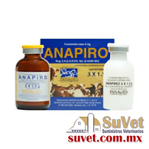 ANAPIRO 3 X 1.5 g frasco de 30 ml - SUVET