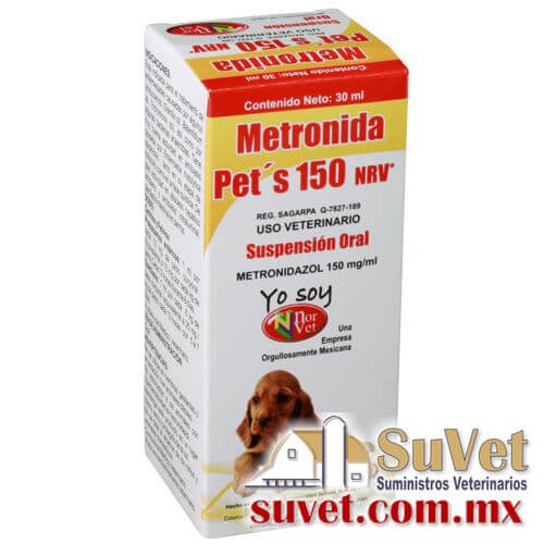 METRONIDA PET´S 150 mg/ml frasco de 30 ml - SUVET