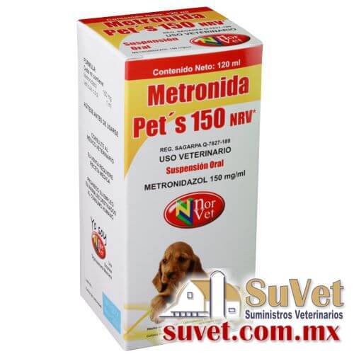 METRONIDA PET´S 150 mg/ml frasco de 120 ml - SUVET