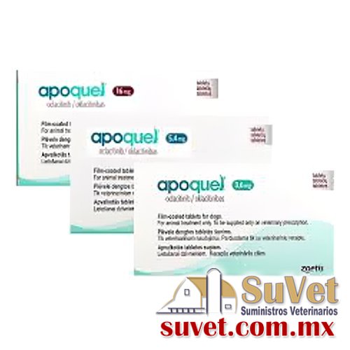 APOQUEL (sobre pedido) caja con 20 tabletas de 16 mg - SUVET