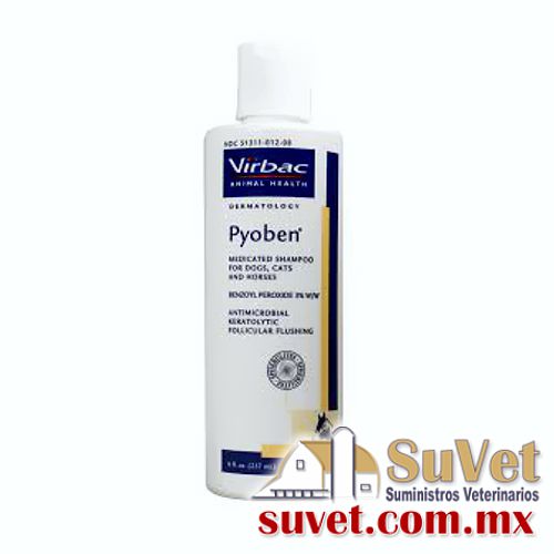 PYOBEN (shampoo Dermatológico) frasco de 250 ml - SUVET