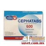 Cephatabs 600 caja con 12 tabletas de 600 mg - SUVET
