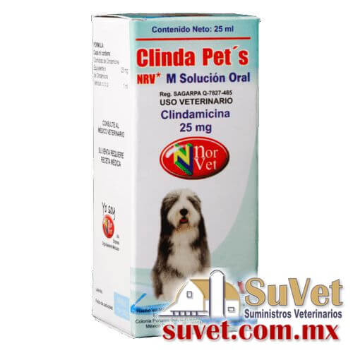 Clinda Pet´s Suspensión Oral frasco de 25 ml - SUVET
