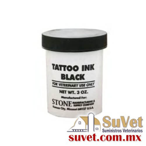 Pasta para tatuar Stone negra Empaque con 6 tubos de 3 oz - SUVET