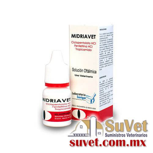 MIDRIAVET (Ciclopentolato ) gotero de 5 ml - SUVET