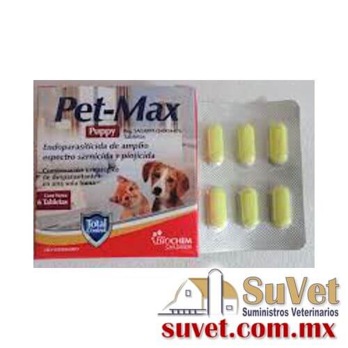 Pet Max Puppy 5 kg caja de 6 tabletas - SUVET