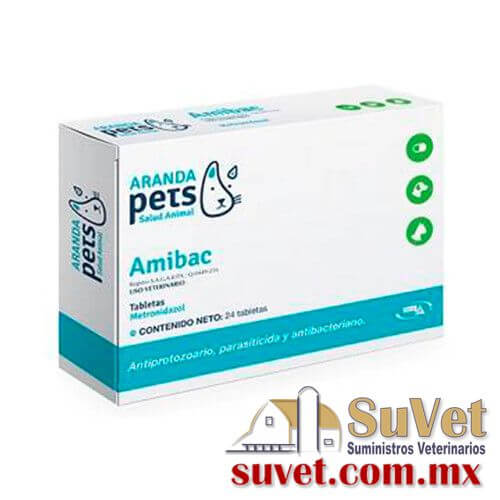 Amibac caja de 24 tabletas - SUVET