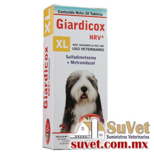 Giardicox NVR XL caja de 20 tabletas - SUVET