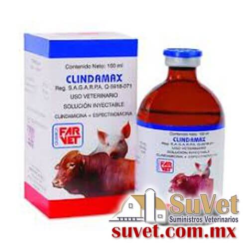 Clindamax Solución inyectable frasco de 100 ml - SUVET