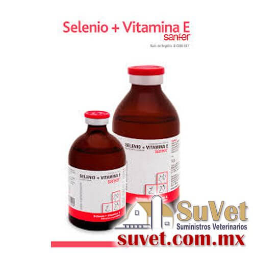 Selenio + Vitamina E Sanfer frasco de 250 ml - SUVET