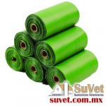 Bolsas biodegradables rollo de 15 bolsitas - SUVET