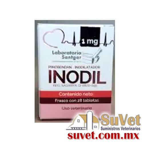 Inodil requiere receta medica cuantificada frasco con 28 tabletas de 1 mg - SUVET