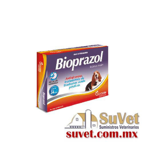 Bioprazol 24 tabs. caja con 24 tabletas de 20 mg - SUVET
