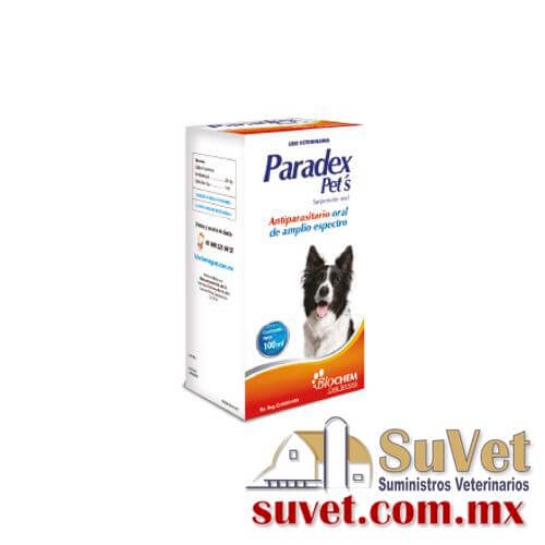 Paradex Pet´s 100 ml frasco de 100 ml - SUVET