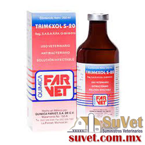 Trimexol S 20 frasco de 100 ml - SUVET