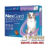 Nexgard Spectra L 1 masticable 15 - 30 kg caja de 3 tabletas - SUVET