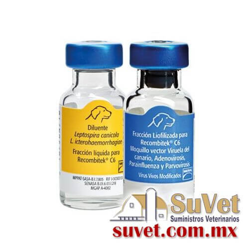 RECOMBITEK C6 (DAPPC-L) Sobre pedido y disponibilidad estuche con 25 dosis de 1 ml - SUVET