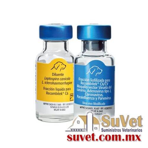 RECOMBITEK C6 / CV (DAPPC-L) Sobre pedido y disponibilidad estuche con 25 dosis de 1 ml - SUVET