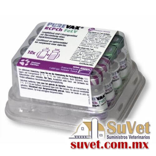 Purevax RCPCH FeLV sobre pedido y disponibilidad estuche con 10 dosis - SUVET