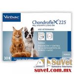 Chondroflex 225 Perros <15 kg y gatos caja de 30 tabletas - SUVET