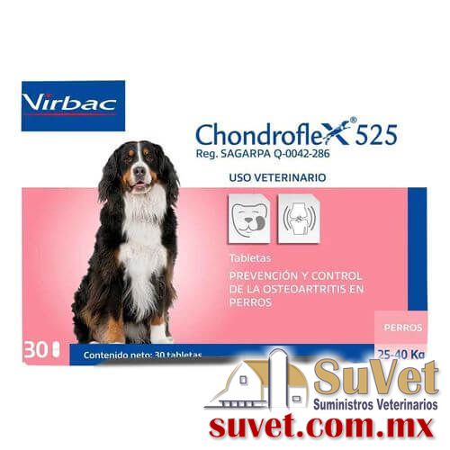 Chondroflex 525 Perros 25-40 kg caja de 30 tabletas - SUVET
