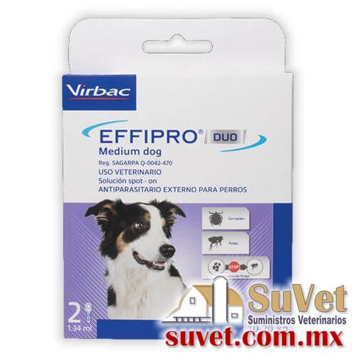 EFFIPRO DUO Medium dog Caja con 2 pipetas - SUVET