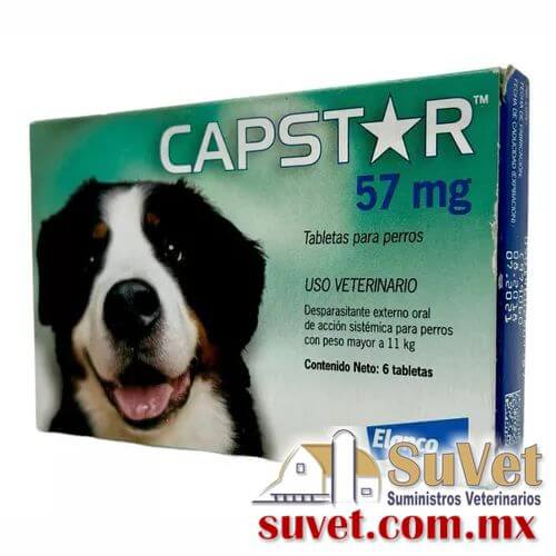 Capstar 57 mg Caja con 6 tabletas de 500 mg - SUVET