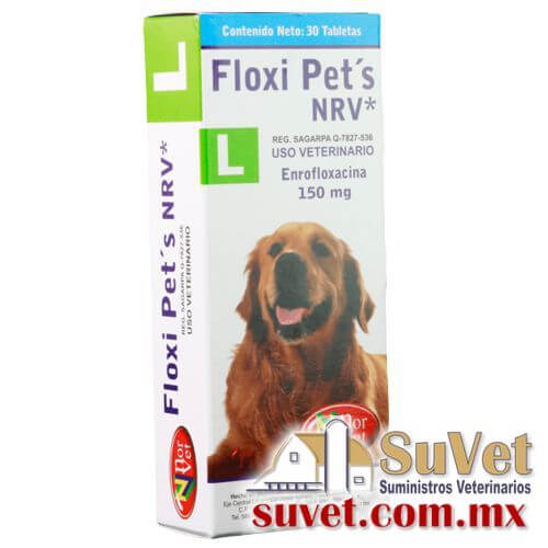 Floxi Pets L NVR 150 mg Caja de 30 tabletas - SUVET